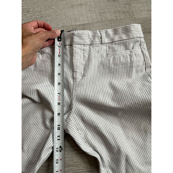 Banana Republic Factory Sloan striped cropped pants size 6 - Picture 5 of 10